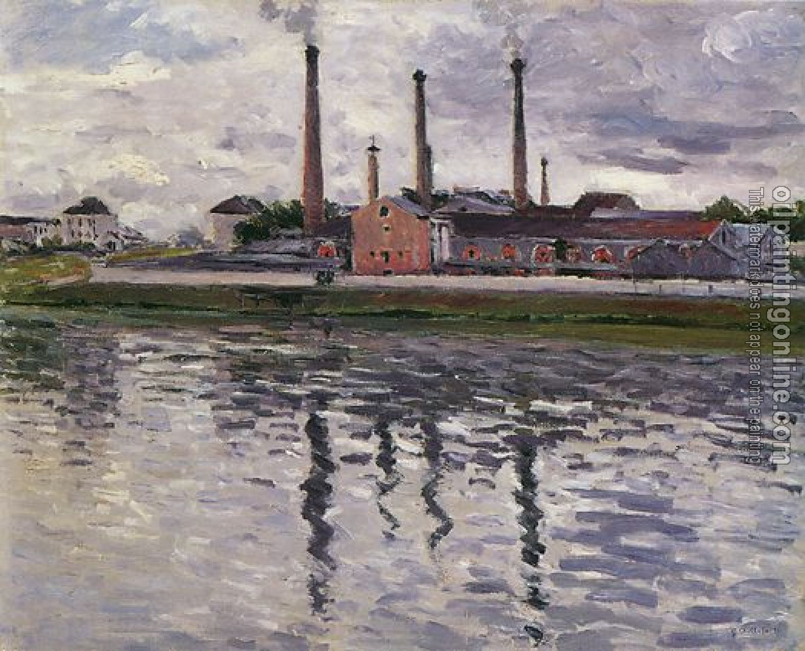 Gustave Caillebotte - Factories at Argenteuil